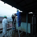 管理空き家で台風対策を行いました