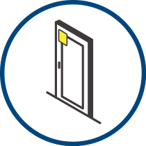 管理ステッカー貼付